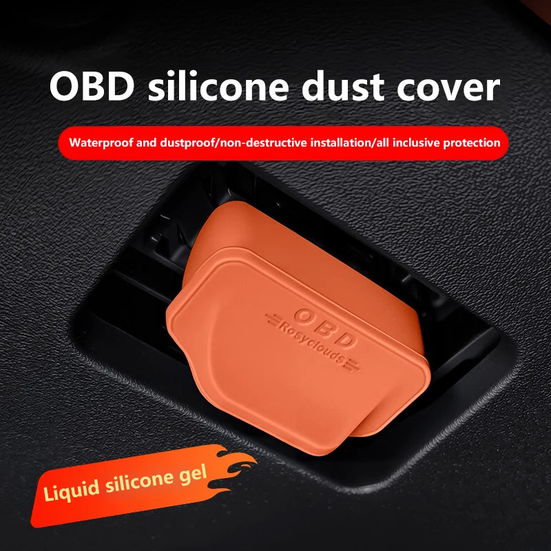 Vehicular OBD Diagnostic Connection Armor; Silica Dust Barrier Casing; Inside Ornamental Accessories Transformation Oasis Select