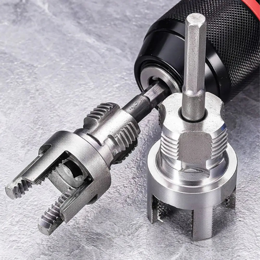 4/6 Points PVC Pipe Threader Kit Internal/External Thread Fast PPR Water Pipe Opener Tap Thread Tap Waterpipe Tapping Tool Oasis Select