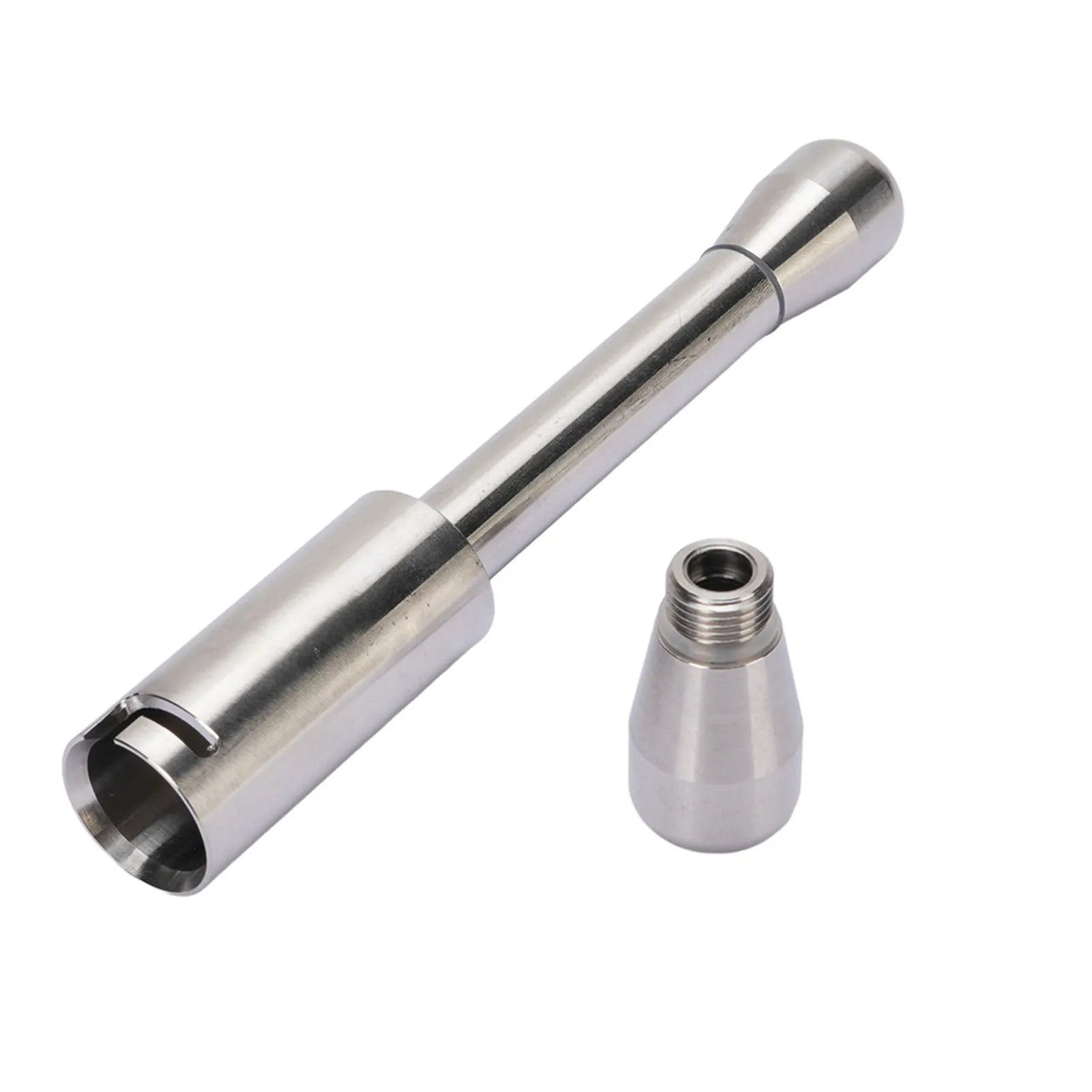 Coffee Machine Steam Spout Coffee Machine Steam Wand Stainless Steel Coffee Maker Steam Spout Nozzle Tip Replacement for EC685 Oasis Select Silver