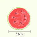 Dog Bite Sound Toy Fun Pizza BB Is Called Interactive Training Bite Resistant Artificial Pet Teething Dog Toys for Small Dogs Oasis Select watermelon