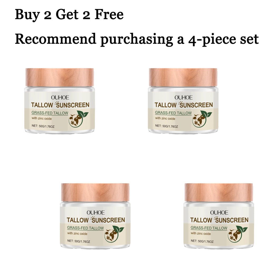 50G Sunscreen Tallow Balm Deep Moisturizing Prevent Sunburn Lightweight Refreshing Non-greasy Outdoor Skin Protection Cream Oasis Select buy 2 free 2 United States