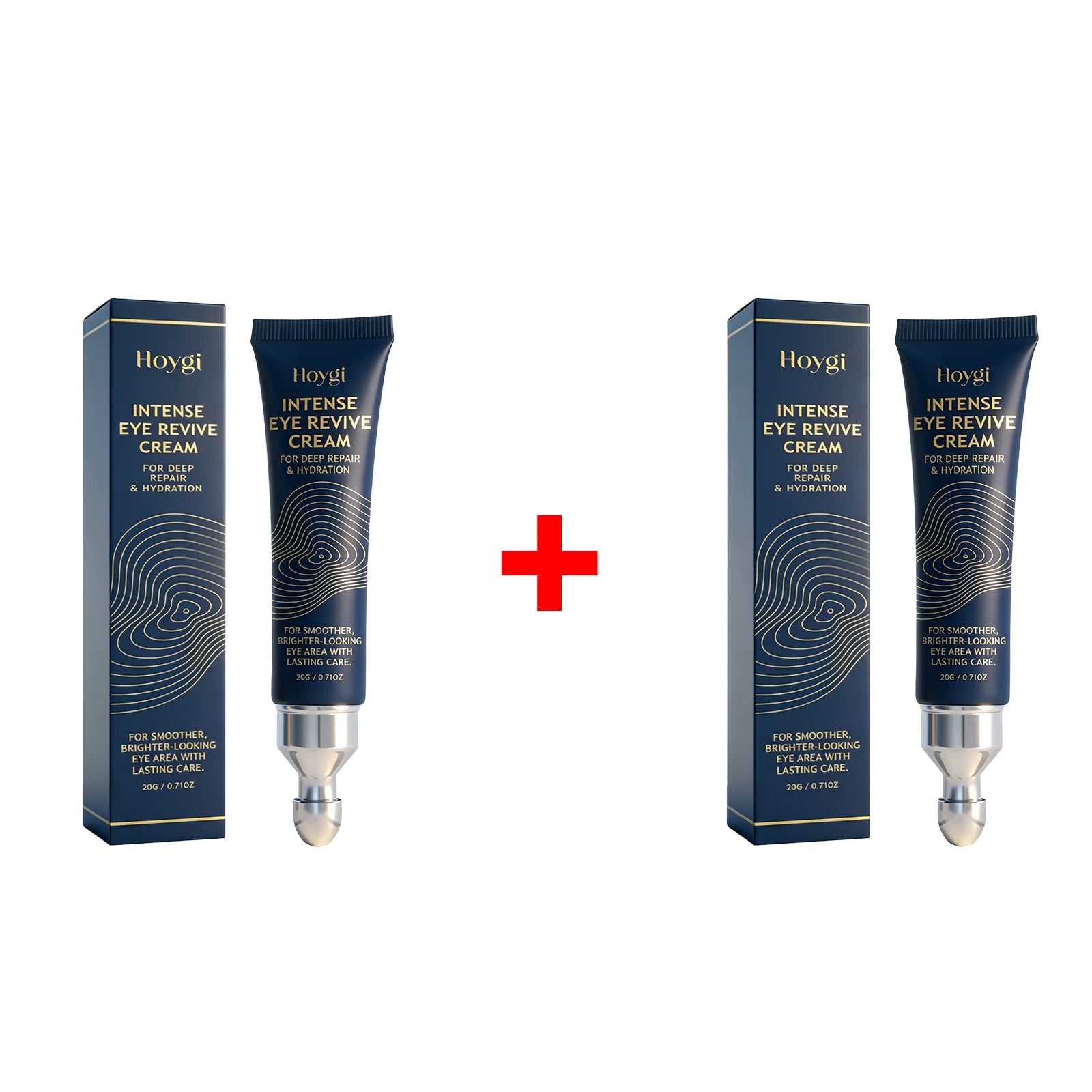 Hydrating Eye Cream with Massage Applicator Around the Eyes Smoothing Fine Lines Anti Dark Circle Puffiness Brighten Eye Contour Oasis Select 2pcs