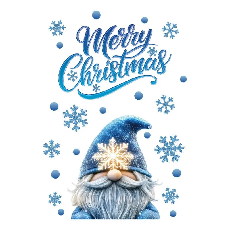 Christmas Santa Claus Static Stickers Door Decorations Window Displays Glass Stickers Festive Atmosphere Oasis Select