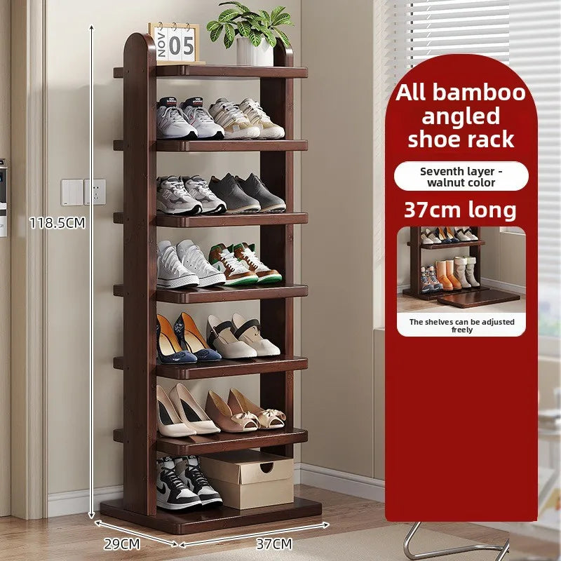 The multi-layer floor shoe rack at the entrance of the home is small and narrow, and does not occupy a simple shoe cabinet Oasis Select 7-37cm