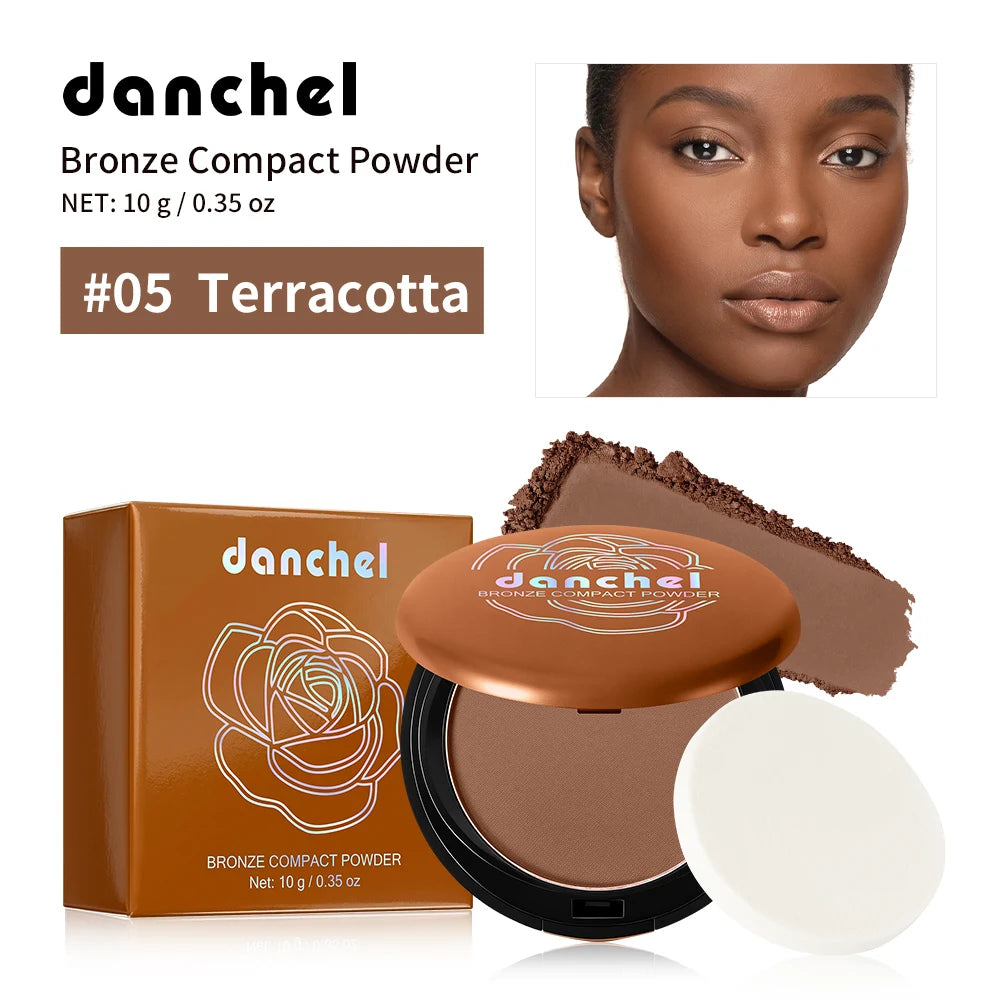 6-Color Matte Bronze Setting Powder – Buildable Coverage