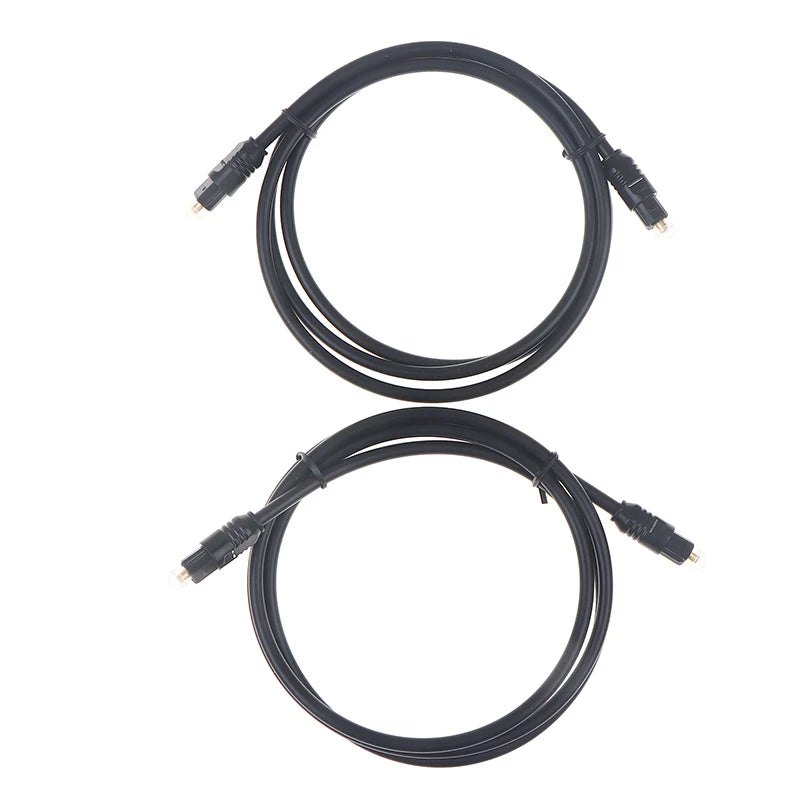 1/2Pcs Digital Audio Output Cable Optical Audio Toslink Cable OD 4.0 Mm 1Meter/2Meter Connection Power Amplifier Cable Oasis Select 100cm 2pcs