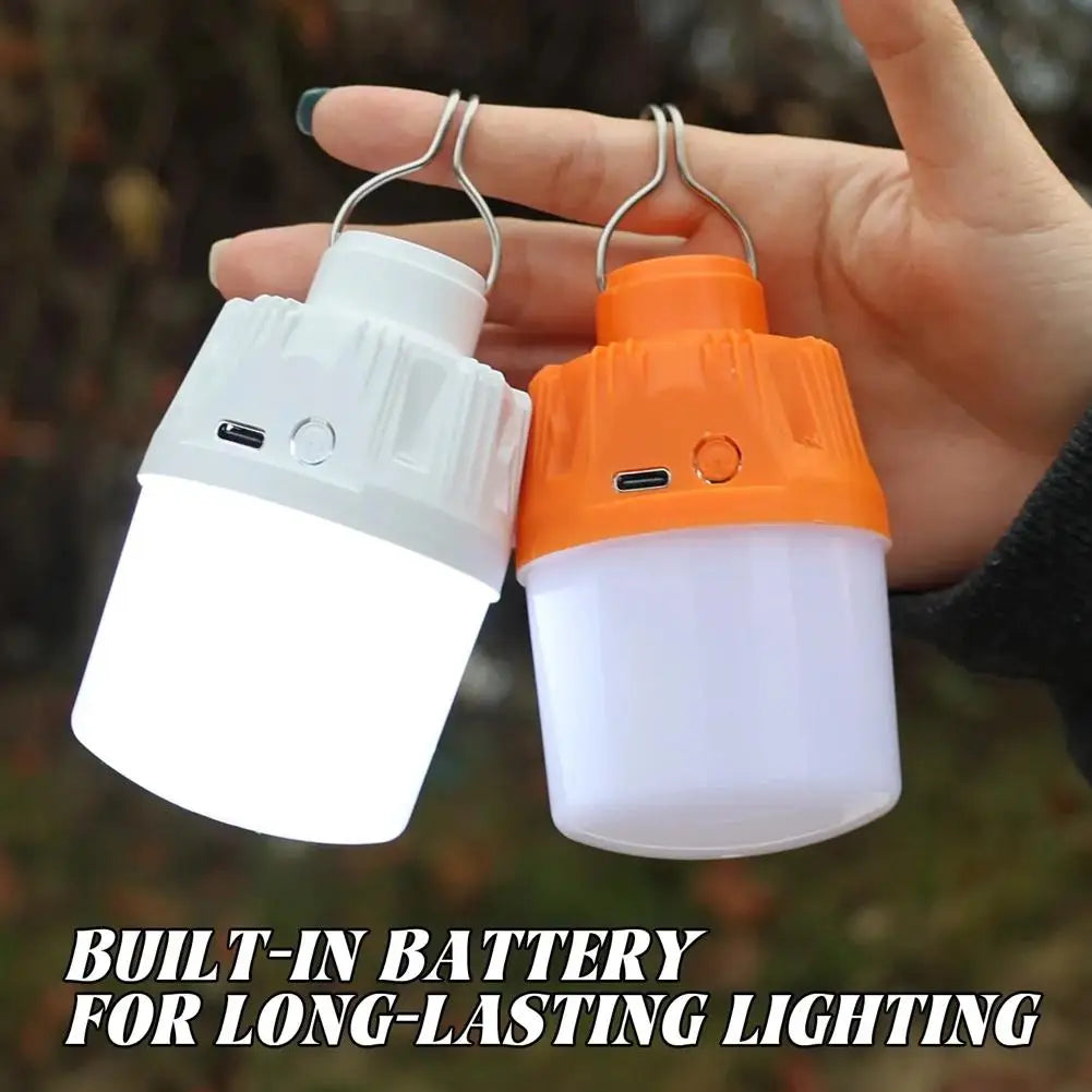 Portable LED Camping Lantern – USB Rechargeable, 3 Modes