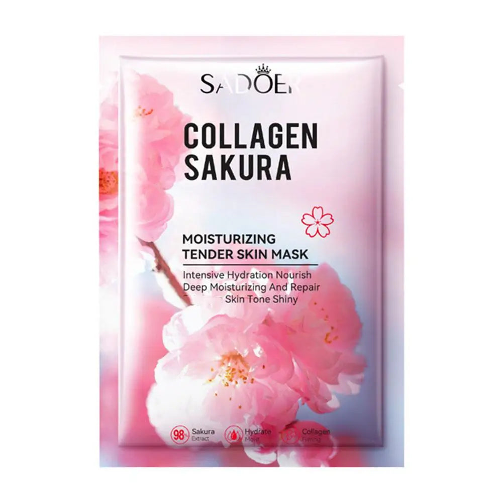 Sakura Collagen Face Mask – Hydrating & Firming Sheet Mask