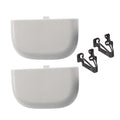 Sun Visor Cap Clip 2 Pcs DS7Z4273AA DS7Z9904132A Compatible For Ford For Fusion 2014 2016 Replacement Sun Visor Oasis Select Gray China Mainland
