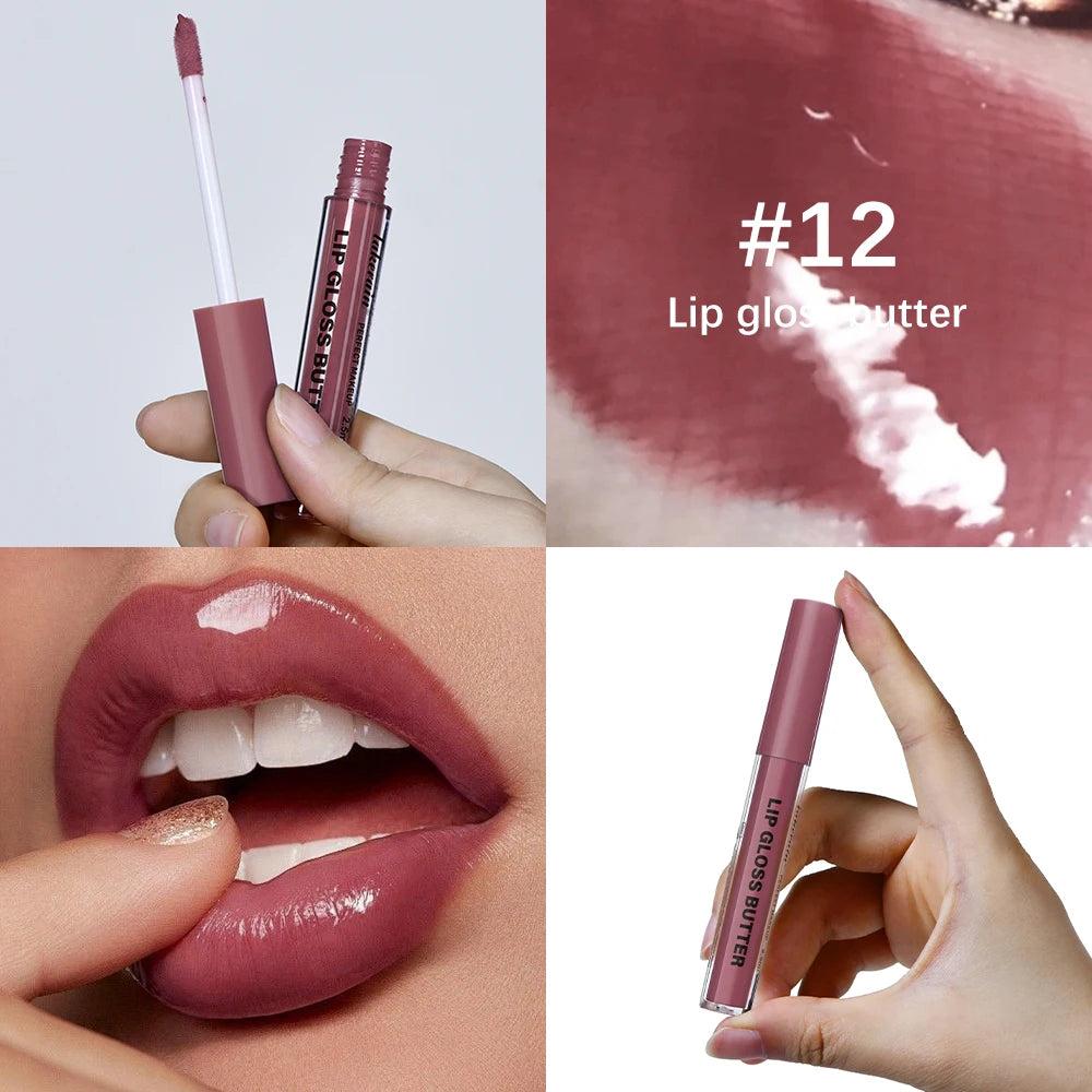Lakerain Lip Plumping Butter Gloss – 13 Shades | Moisturizing Lip Plumping Gloss Oasis Select