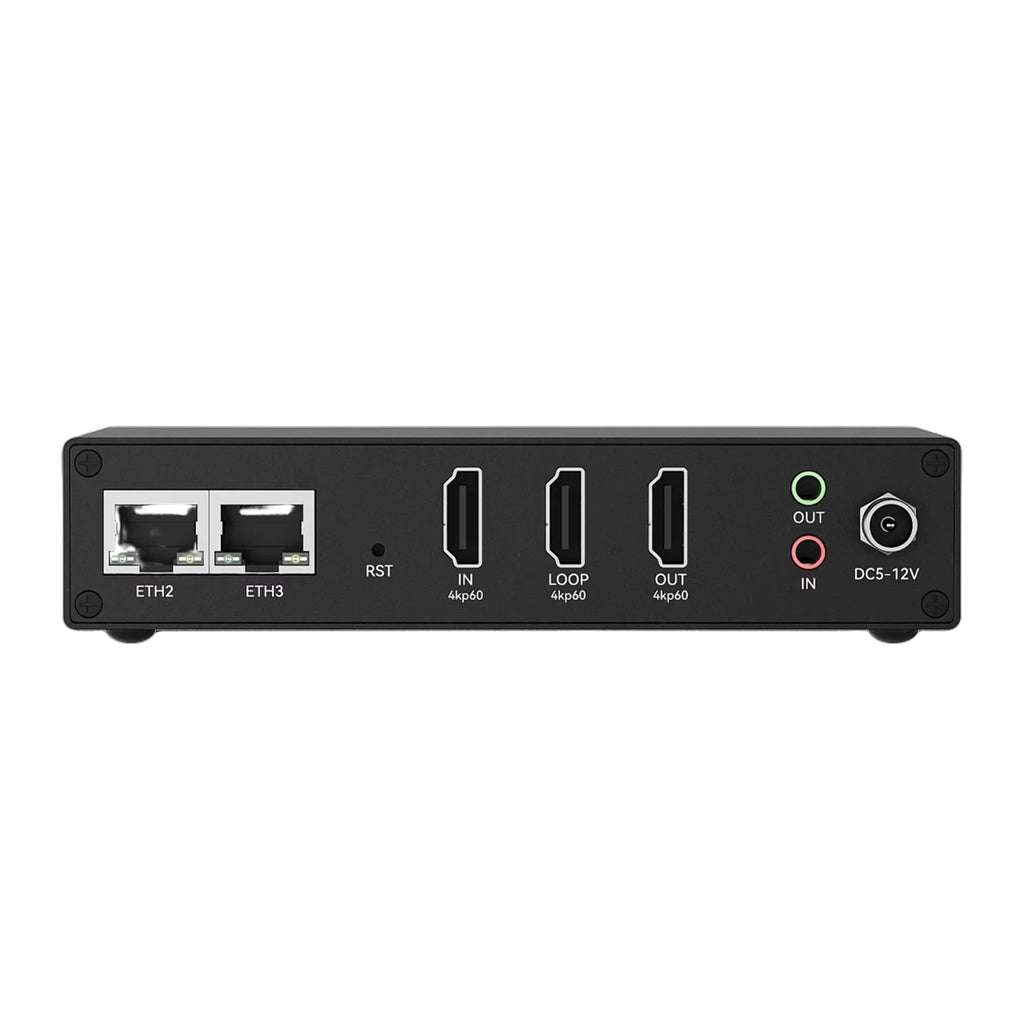 HD mini Encoder Decoder 4K P60 SRT NDI SRT High compression rate 1x4k@60 RTSP/RTMP/HTTP/HLS H.265+smartP Watermarked subtitles Oasis Select