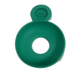 Portable Silicone Anti-Drip Ice Cream Holder Anti-Flow Mess Free Ice Cream Protector Drip Proof Ice Cream Tray Ice Lolly Oasis Select Green