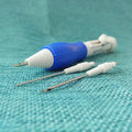 Magic Embroidery Pen Embroidery Needle Weaving Tool Fancy Silica Gel 1Embroidery Pen+4Needles For Embroidery Free Shipping Items Oasis Select Blue