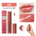 8ml Butter Non-stick Cup Gloss Lip Gloss Moisturizing Mirror Lip Gloss Lasting Color Lip glaze Dye Lip Liquid Makeup For Women Oasis Select 9