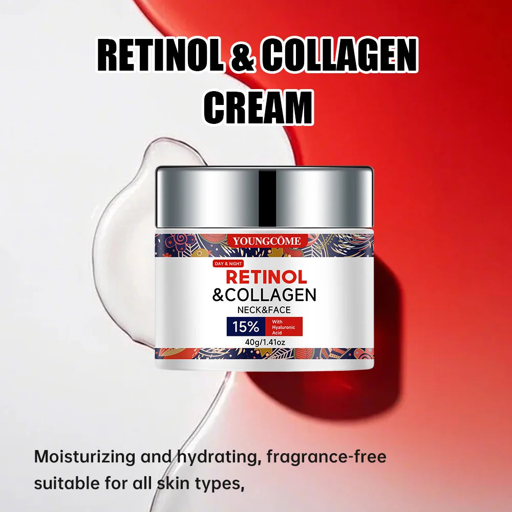 YOUNGCOME Retinol Collagen Hyaluronic Acid Anti-Aging Face Cream