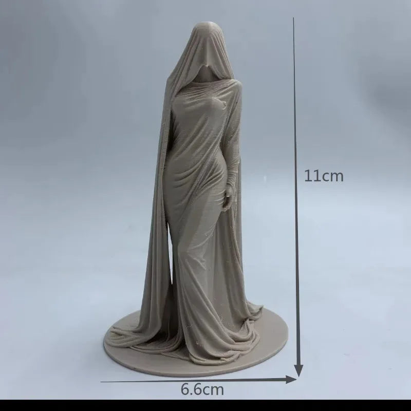 Robe Faceless Woman Statue Minimalist European Sculpture Elegant Floor Decor Ornament For Hall Villa Gallery Art Display Gift Oasis Select