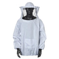 Protective Beekeeping Jacket Veil Smock Equipment Beekeeping Hat Sleeve Beekeeper Suit Apiculture Bee Dress Oasis Select White
