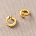 10Pcs 18K Gold Plated 4 Sizes Open Jump Rings Split Rings Connector Locking For Necklace Bracelets Jewelry Making Accessories Oasis Select 18K Gold 5.5mm