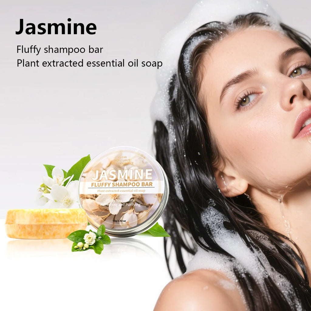 Jasmine Essential Oil Shampoo Soap Bar – Cleansing & Nourishing