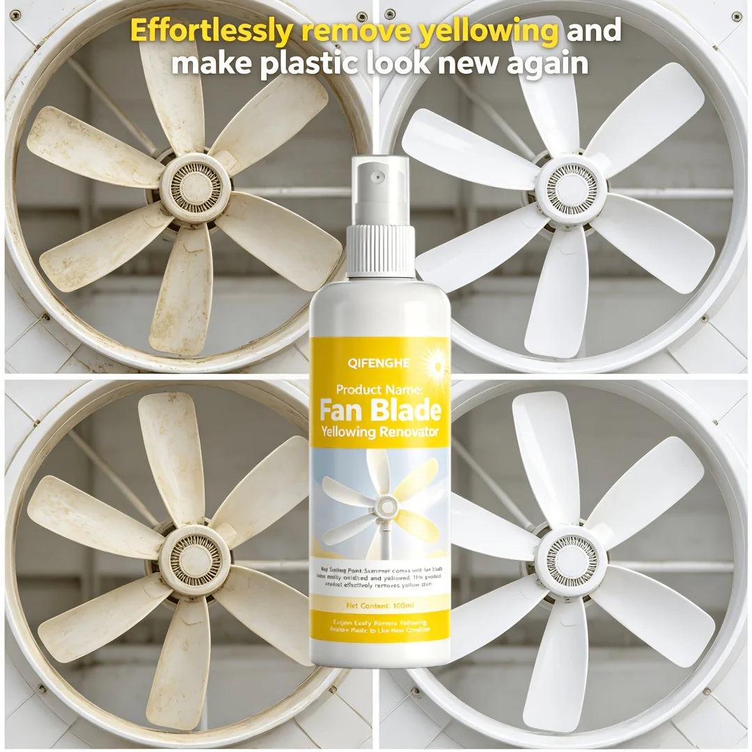Fan Blade Yellowing Renovator Spray Plastic Cleaner And Oxidation Remover Restores Faded Blades to like New Condition Summer Ess Oasis Select