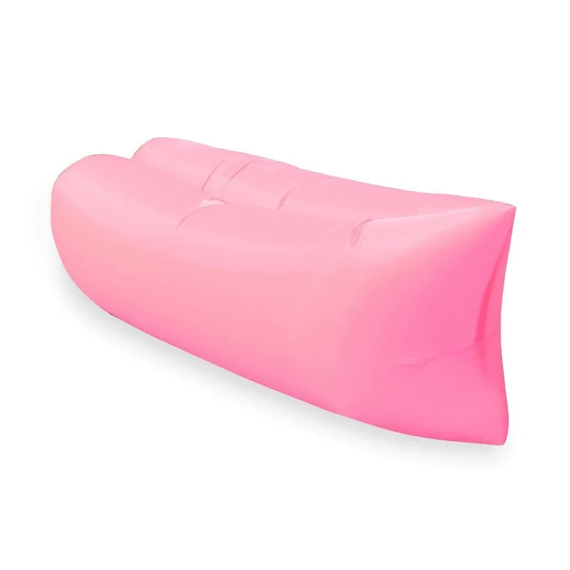 Super comfortable inflatable reclining sofa bed, with soft and fluffy air cushions, suitable for camping and on the beach Oasis Select Pink