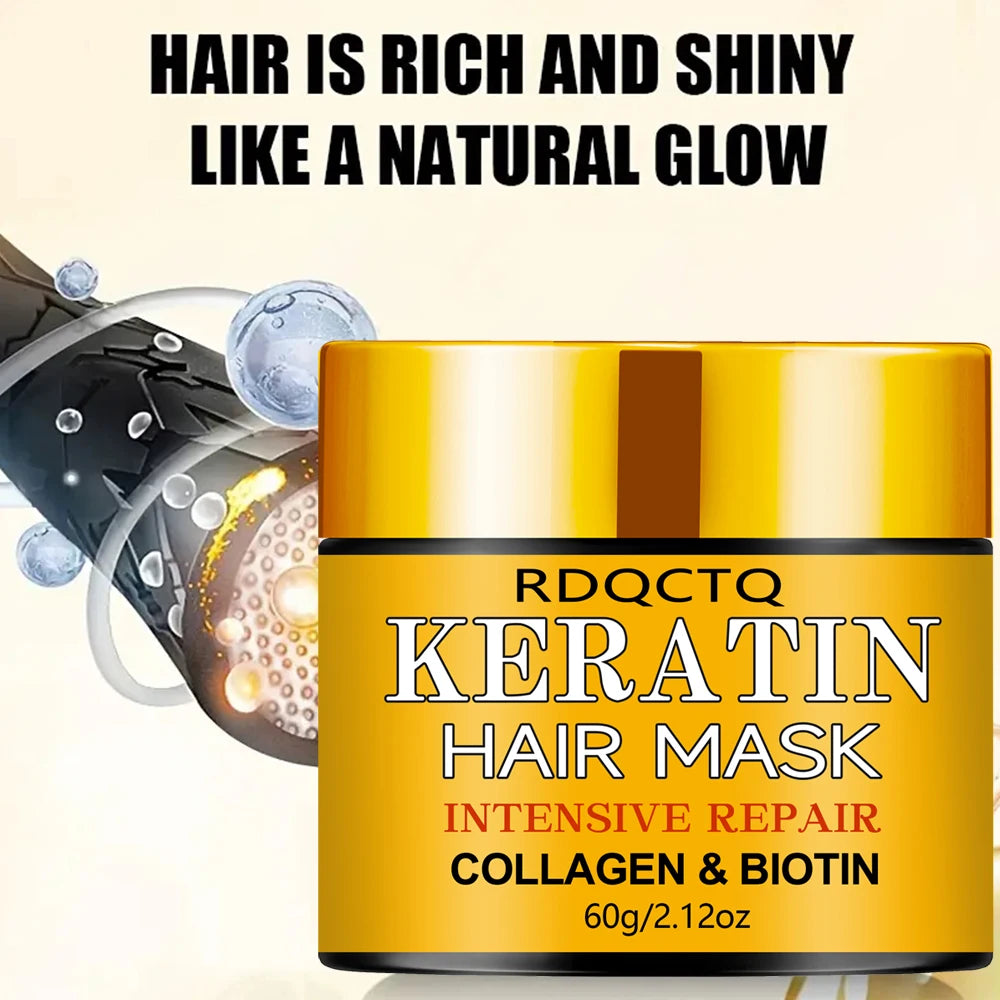 Biotin Collagen Keratin Hair Mask Conditioner – 30/60g Hair Mask Conditioner Oasis Select