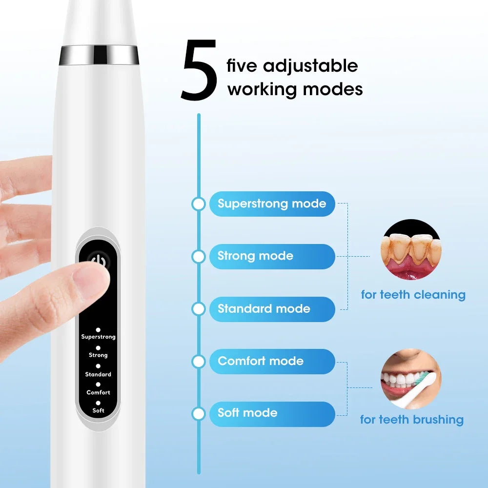 AFDEAL Sonic Toothbrush & Dental Scaler | 5 Modes, IPX6
