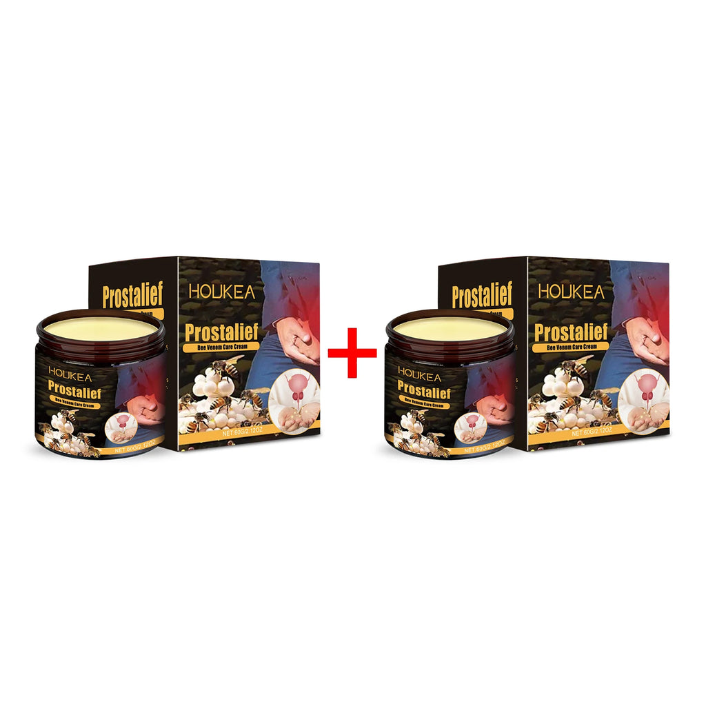 Houkea Bee Venom Man Private Area Care Cream Lasting Sex No Side Effects Soothing Pain Increase Enlarge Penis Treatment Creams Oasis Select 60g Boxed X 2PCS