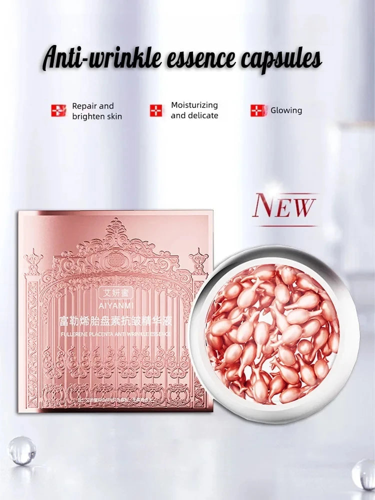 30-Capsule Fullerene Placenta Collagen Serum | Brighten & Hydrate