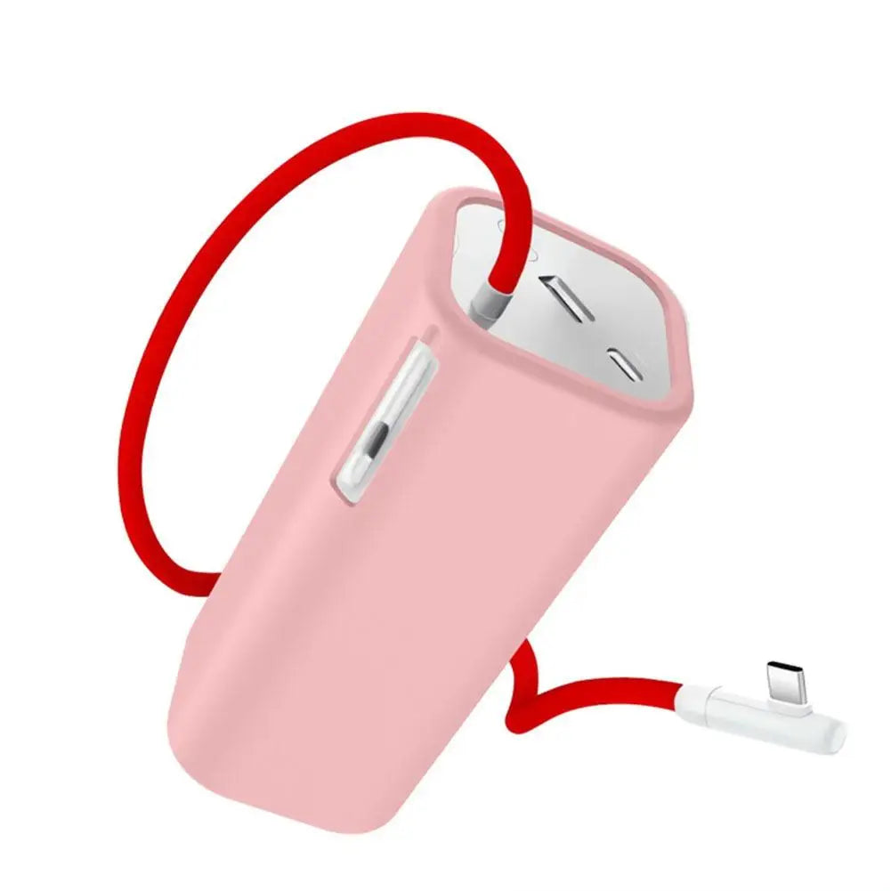 Silicone Case for OnePlus Supervooc 150W Power Bank Storage Travel Protective Cover for OnePlus Supervooc 150W Power Bank Oasis Select Pink
