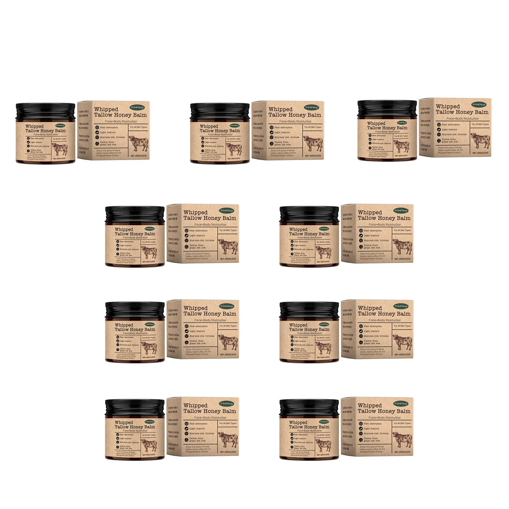 WoodSleep Beef Tallow & Honey Face Body Cream – Deep Moisture Tallow Face Body Cream Oasis Select 540g boxed