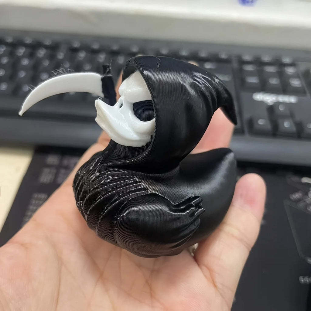 Grim Reaper Duck A 3D Printed Scary Death Duck Statue Suitable for Home Decoration Halloween Decoration for Haunted House Party Oasis Select