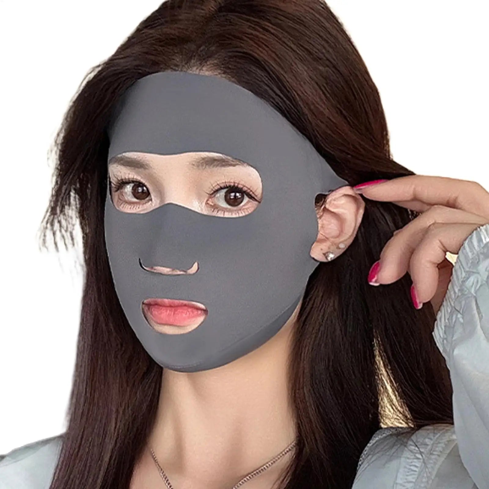 Sun Protection Summer Full Face Mask Sun Protection Men Women Face Mask for Outdoor Travel Ice Sense Breathable Face Cover Oasis Select