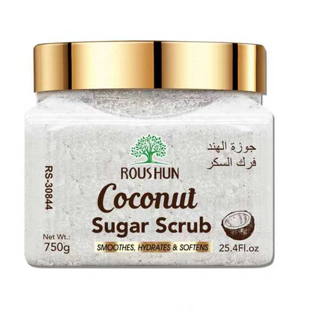 ROUSHUN Coconut Sugar Body Scrub | Large Family Pack