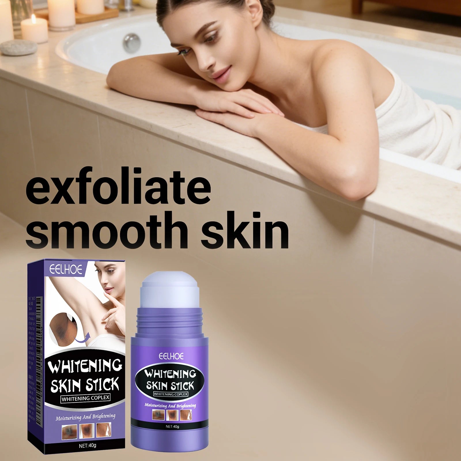 EELHOE Whitening Body Stick – Brighten, Exfoliate & Moisturize Whitening Body Stick Oasis Select