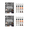 Halloween Acne Patches 100pc – Pumpkin & Bat Spot Covers Acne Spot Patches Oasis Select 2 x 100pcs Boxed