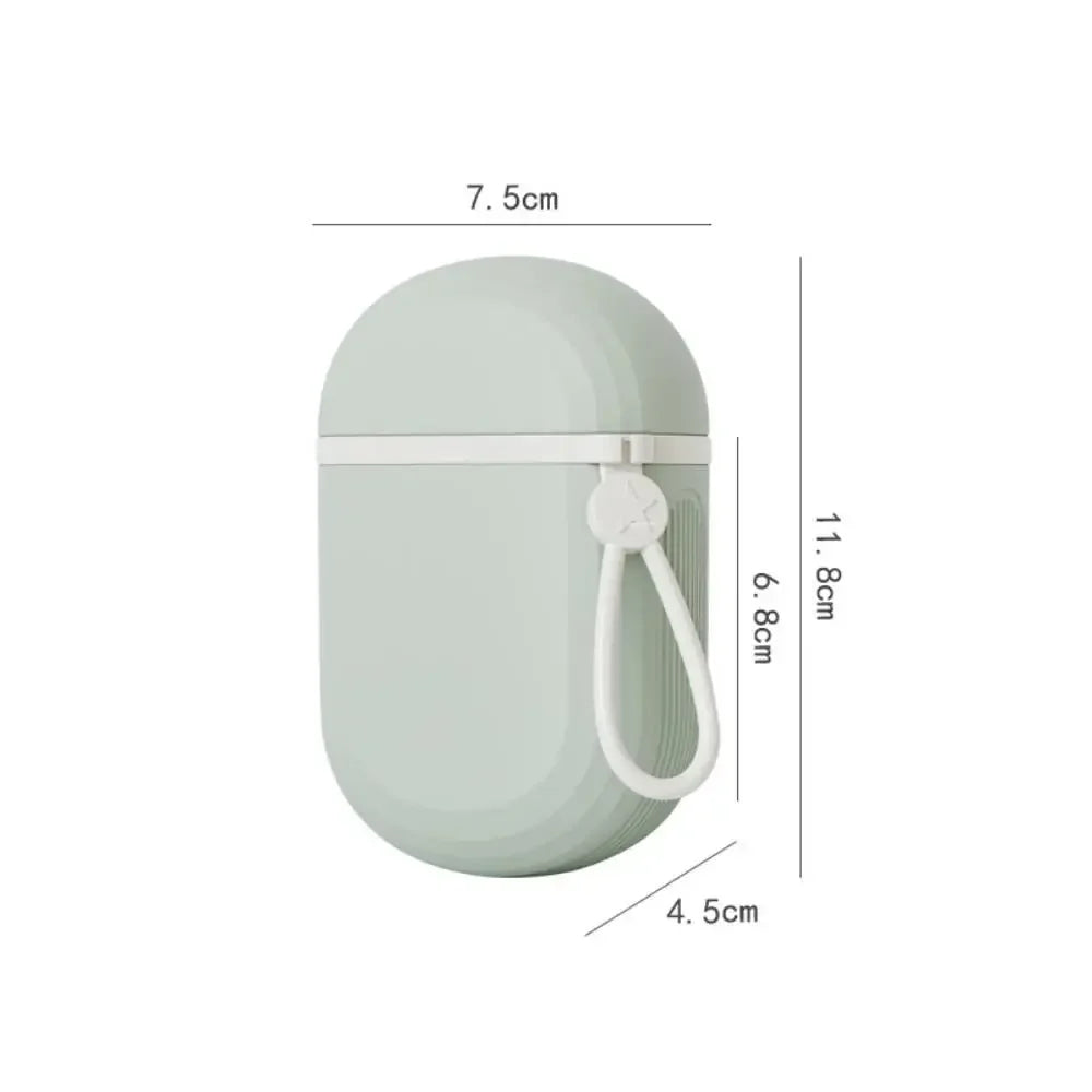 Portable Waterproof Travel Soap Box with Drainage Rack