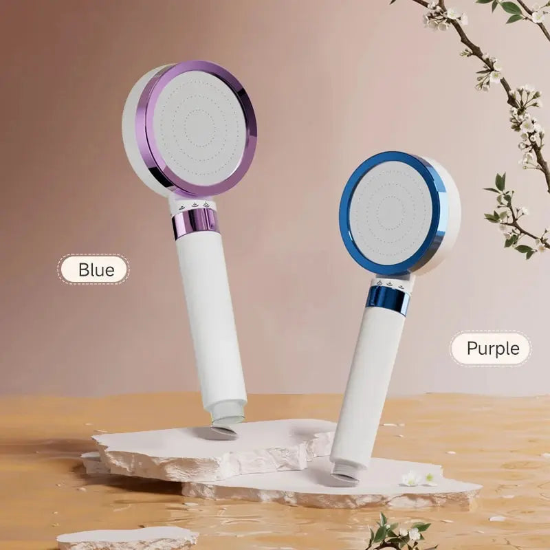 Filtered Shower Head High Pressure Adjusted Mode Mirror Showerhead Spray Water Softener Remove Chlorine for Hard Water Oasis Select
