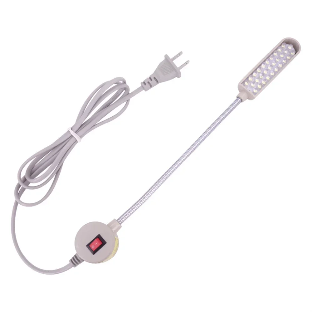 30 LED Industrial Sewing Machine Lighting Lamp Clothing Machine Accessories Work Light 360° Flexible Gooseneck Industrial Lights Oasis Select AC110V US Plug