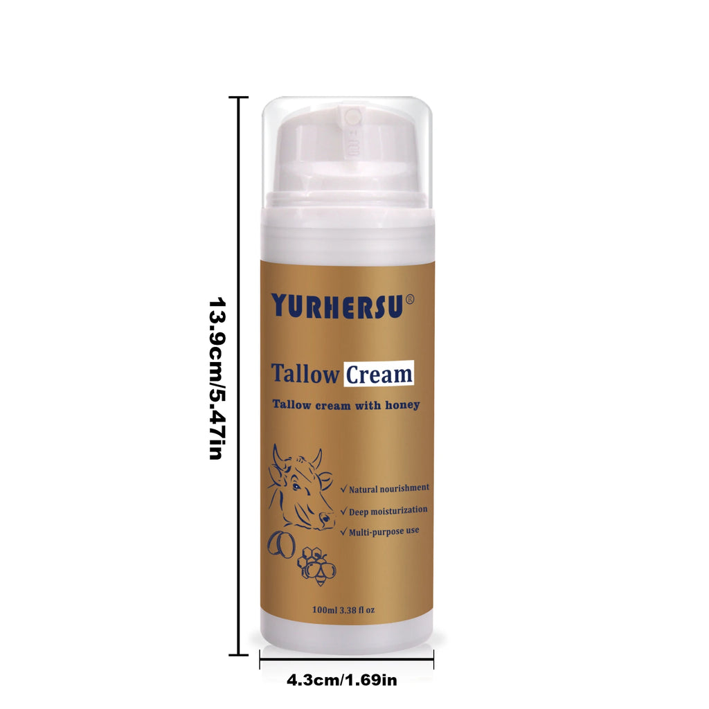 YURHERSU Natural Tallow Essence Face Cream 100ml Tallow Face Cream Oasis Select