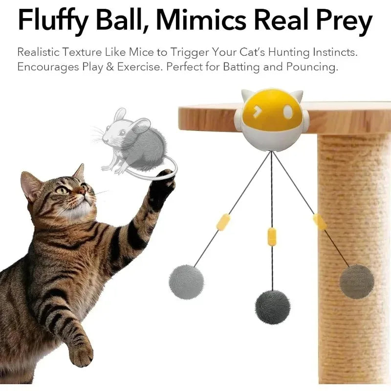 Can Be Raised and Lowered Hair Balls Electric Cat Balls New Interactive Cat Toys Pet Toys Self-hilarious Electric Cat Balls Toys Oasis Select