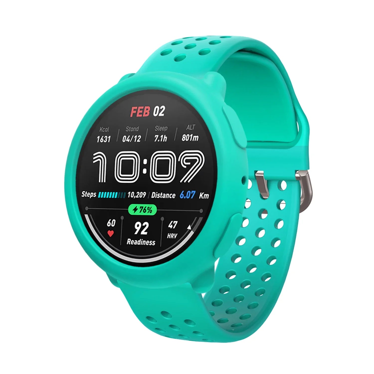 Silicone Case for Amazfit Active 2 – Candy Color Full Cover Smartwatch Case Oasis Select