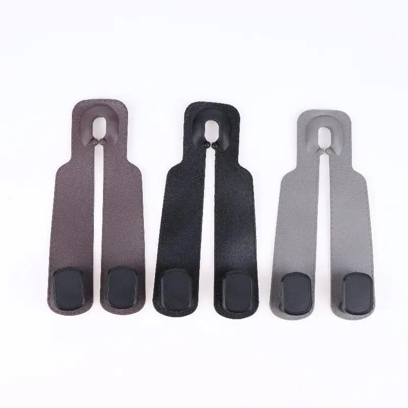 4Pcs Double Hook Car Hook Car Headrest Hooks Hanger For Bags Organizer Holder Clips Auto Fastener Hooks Car Oasis Select