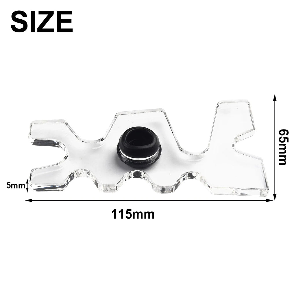 1pc 115*65*5.5mm Billiard Cue Racks Pool Cue Holders Bridge Billiard Transparent Acrylic Cue Racks Cue Holders Accessories Oasis Select