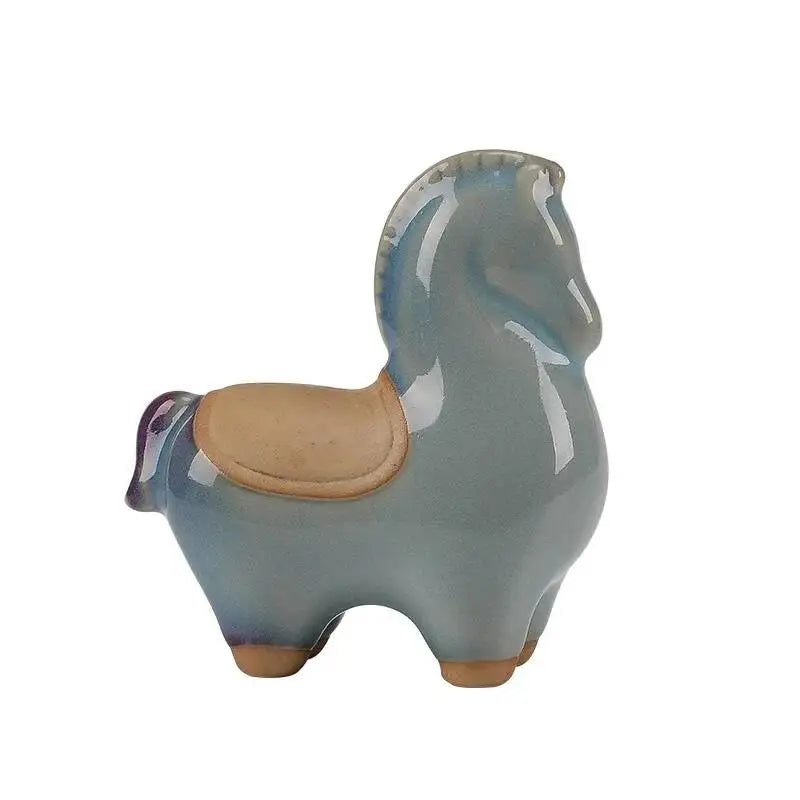 Tea Pet Ornament Living Room Entrance Wine Cabinet Ornament Ceramic Home Living Room Office Tea Pet Supplies Oasis Select