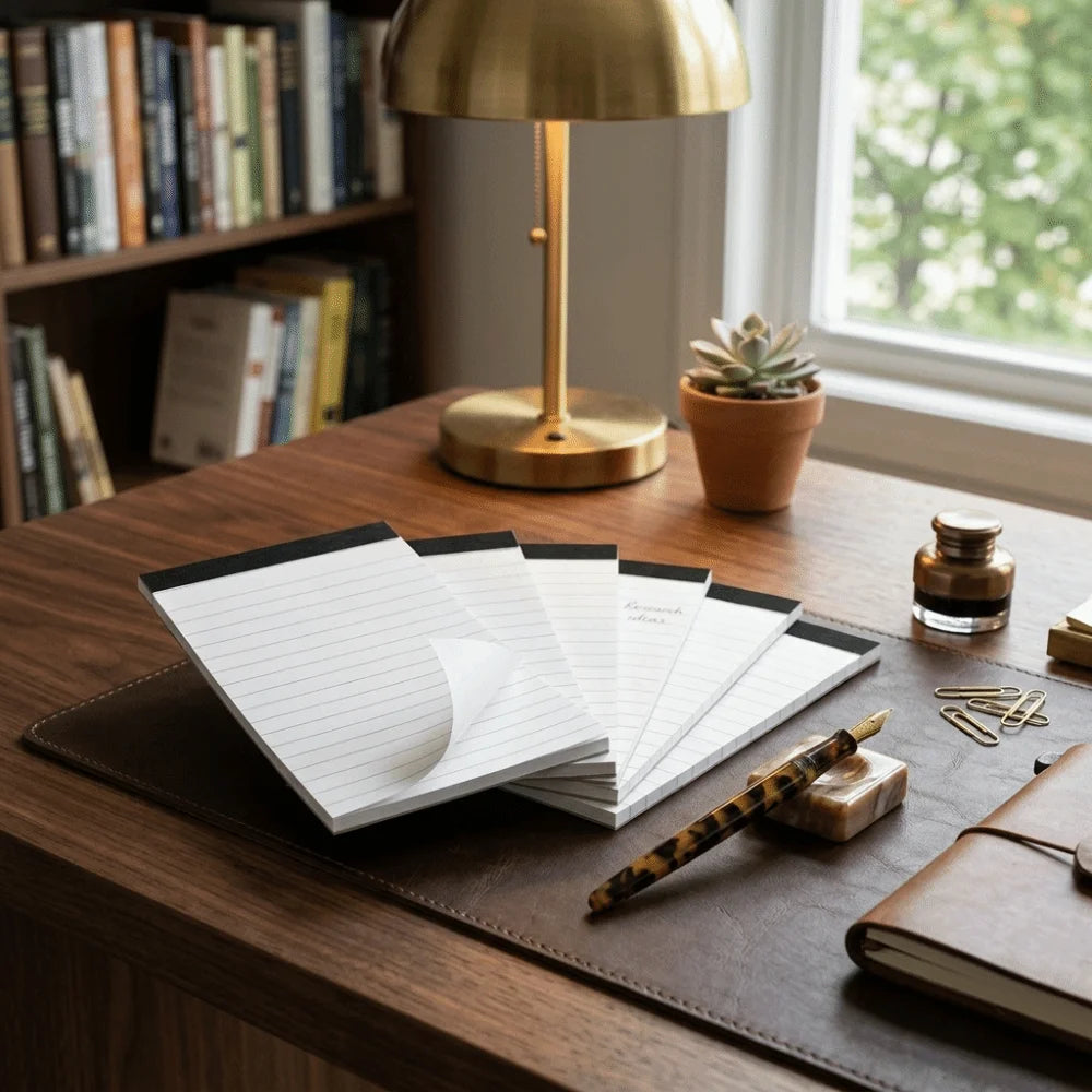 5 psc Volumes 30 Sheets A7 Note Pads Blank Diary Horizontal Memo Pad Office Supplies Simple Writing Slabs School Oasis Select