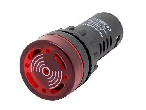 DC 12V DC 24V AC 110V AC 220V LED Active Buzzer AD16-22SM 22mm Panel Flash Signal Light Indicator Beeper Alarm Signal Lamp Oasis Select