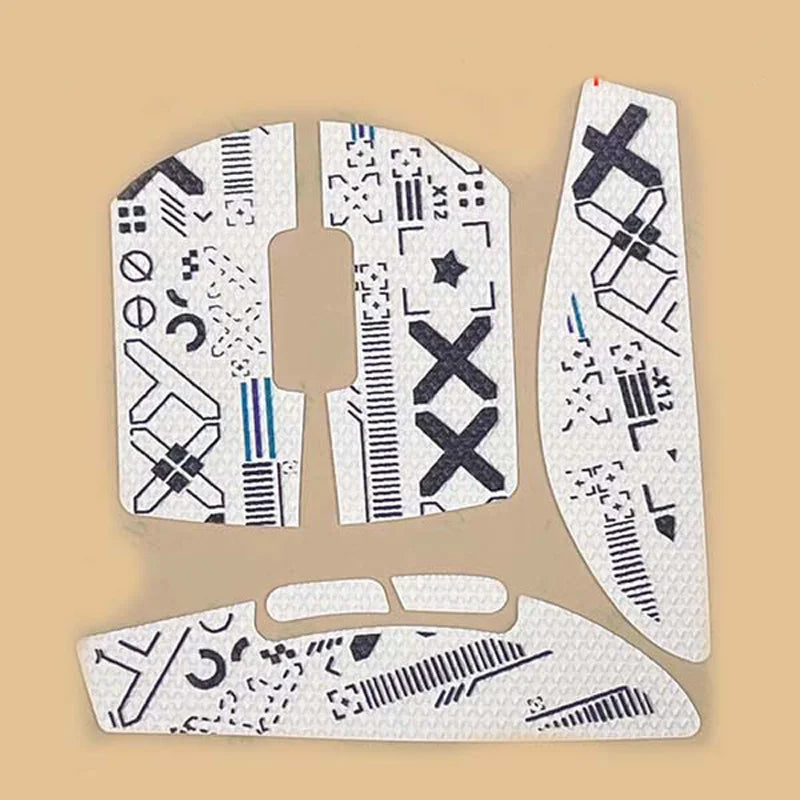 Logitech GPW 1/2 Non-Slip Mouse Grip Stickers – Sweat Absorbent Mouse Grip Stickers Oasis Select GPW2 White