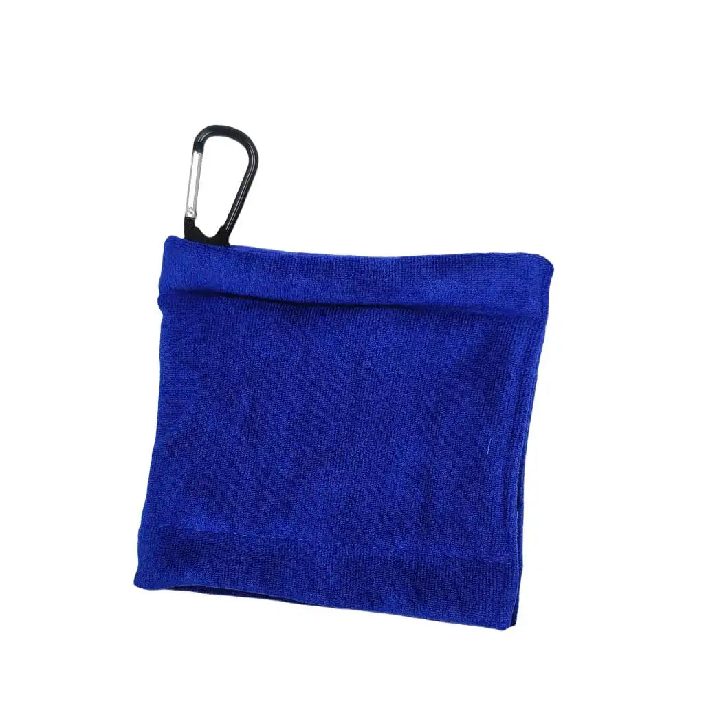 Quick-Dry Golf Towel with Metal Clip Golf Club Cleaner Towel with Secure Carabiner Hook for Golf Clubs Balls and Outdoor Sports Oasis Select