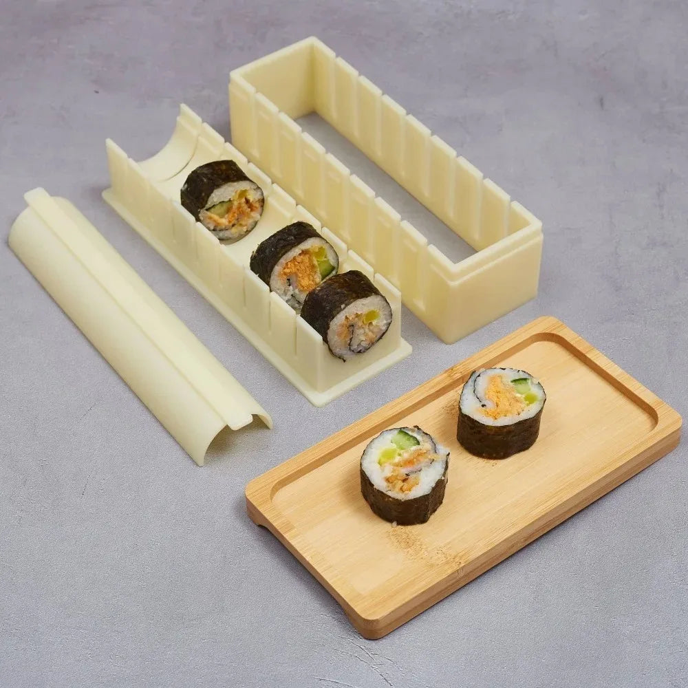 3-Piece Sushi Maker Mold Kit – Heart, Round & Square Sushi Mold Kit Oasis Select